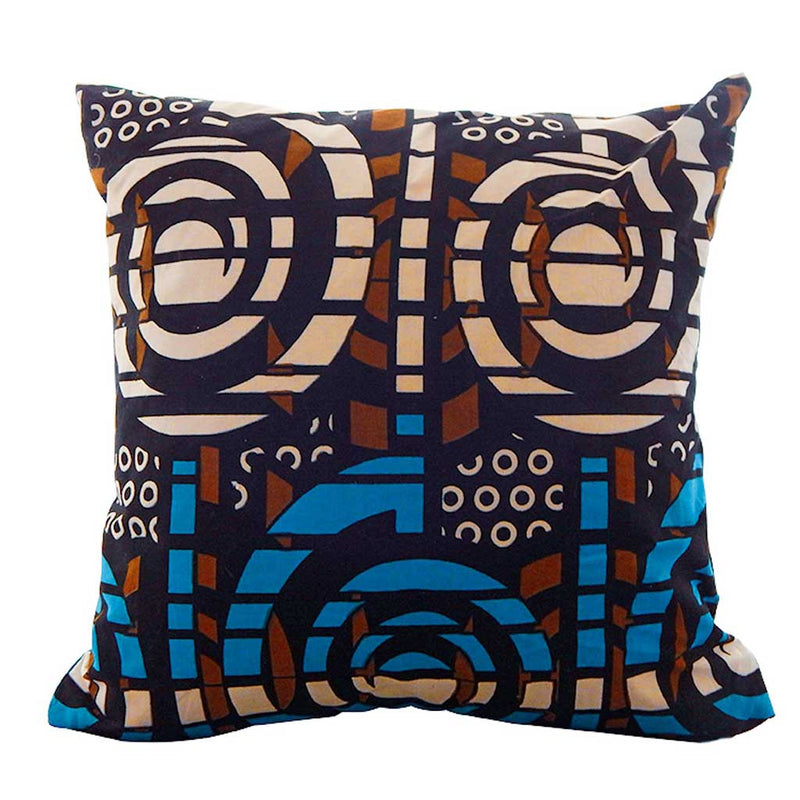 Psychedelic African Wax Print Pillow